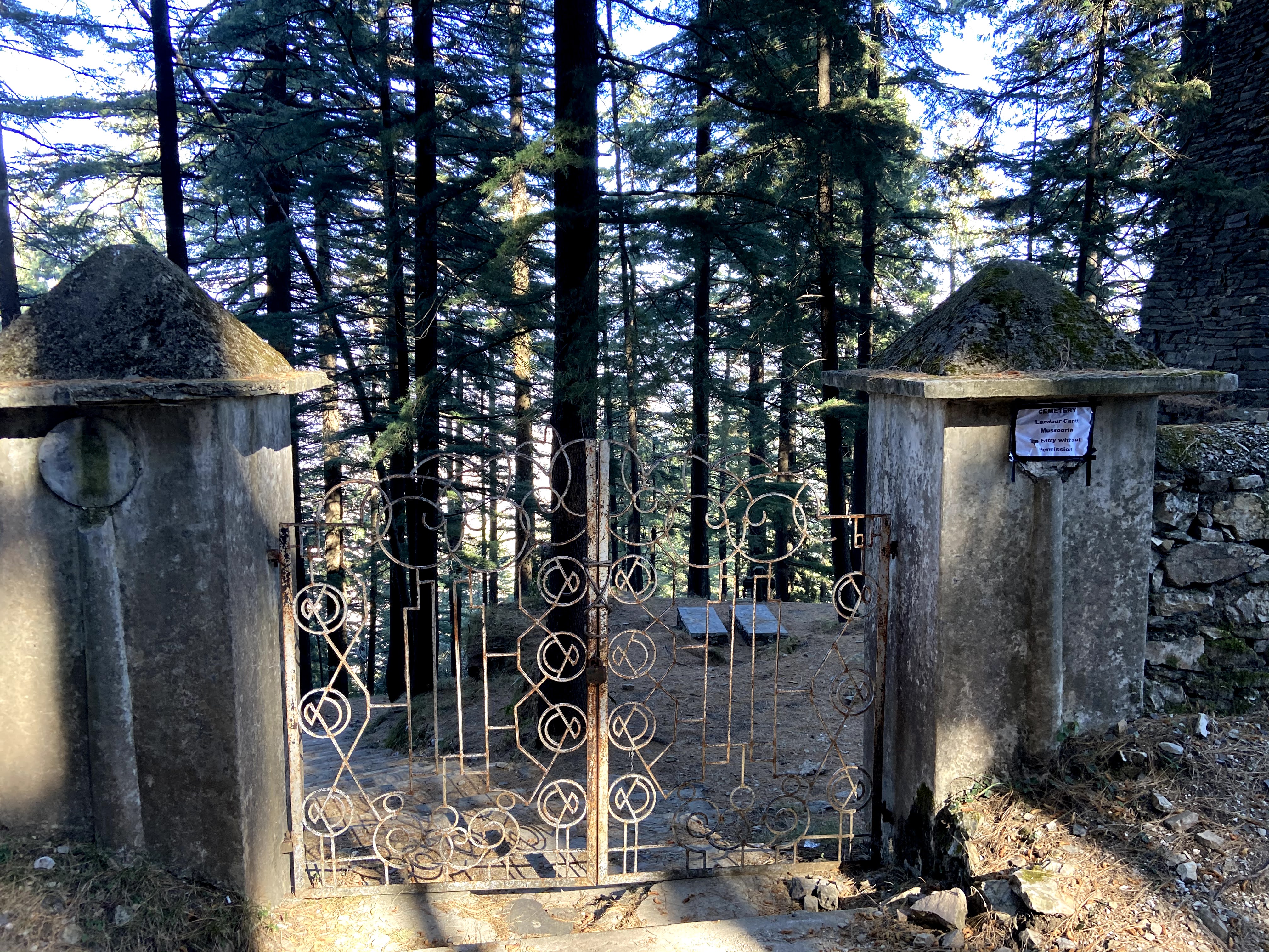 Locked Gates of the cemetary