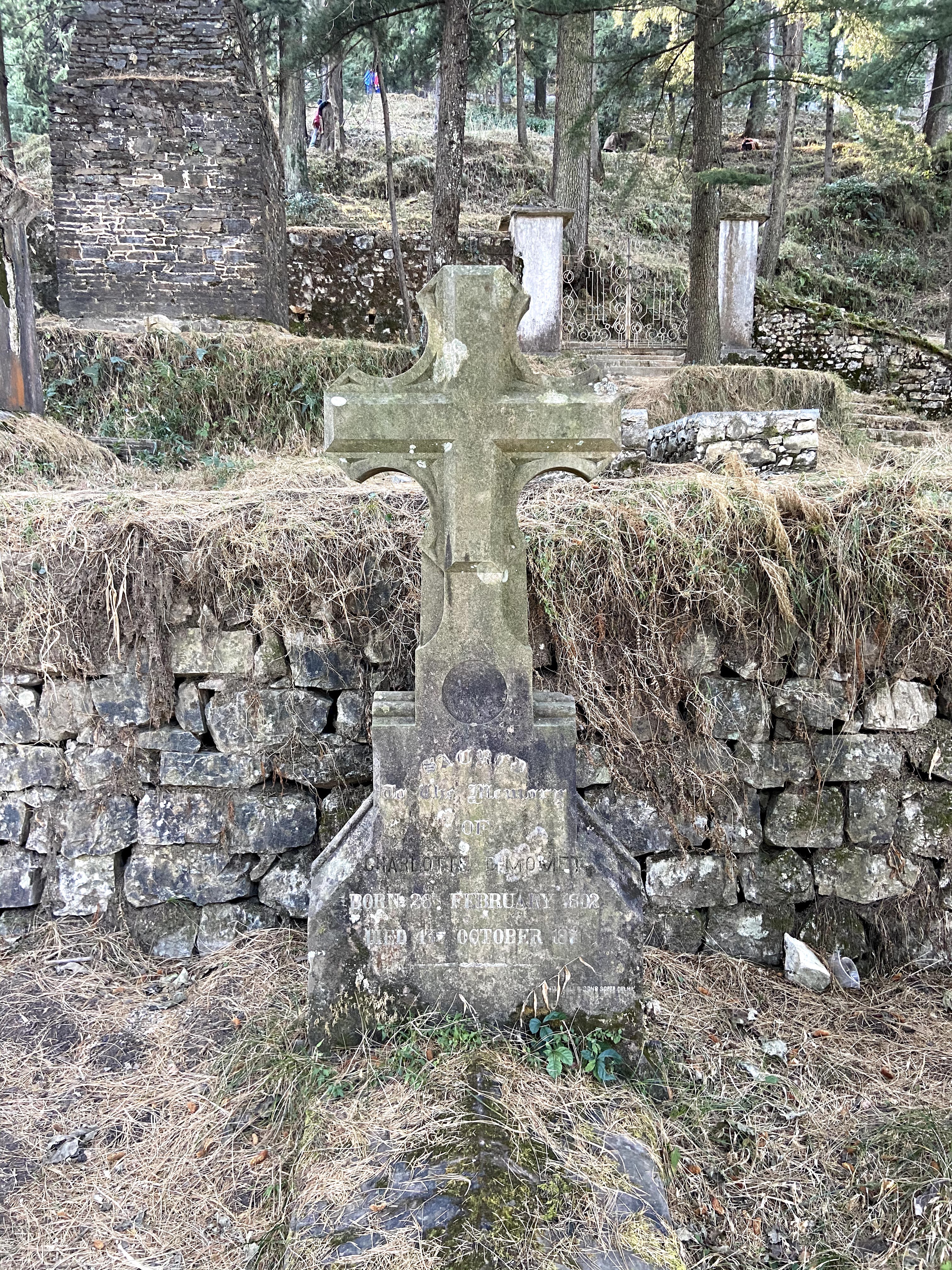 Ancient grave in the cemetery